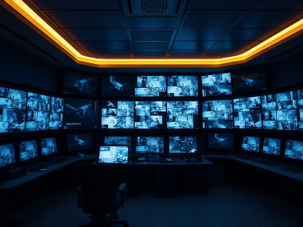 Control-Room Monitor Wall