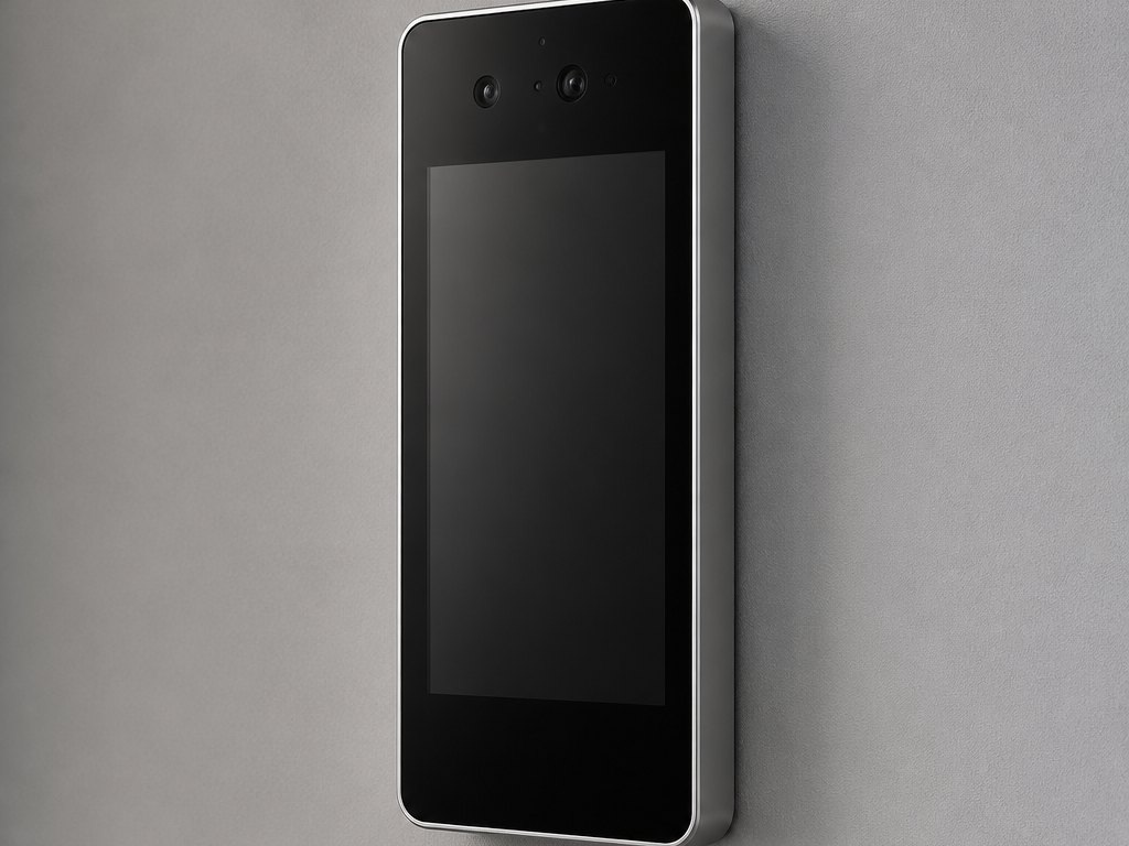 Slim wall-mounted face terminal