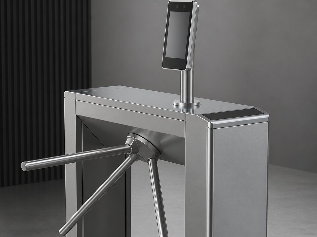 Turnstile-mounted head unit