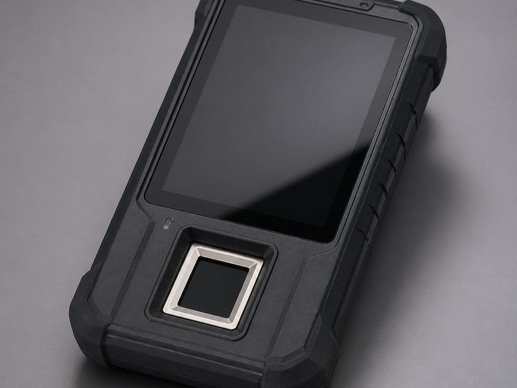 Rugged handheld enrolment terminal