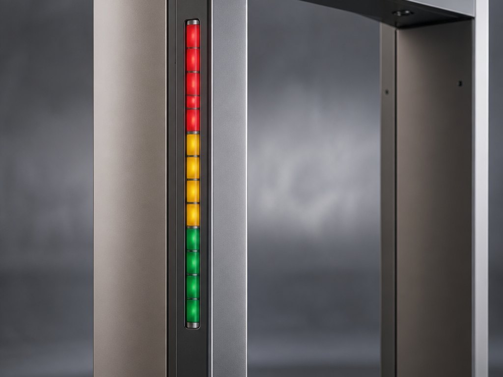 Multi-zone indicator column