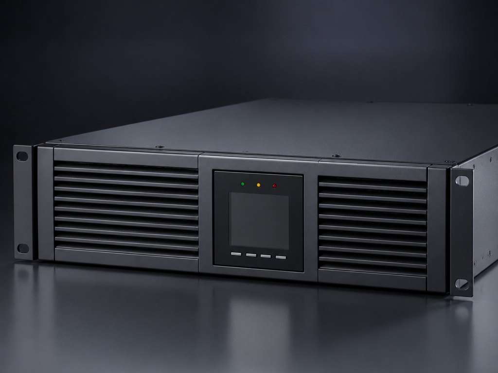 Rack-mounted UPS module